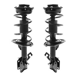 Front Pair Suspension Strut & Spring Assembly Kit Replacment for 2011-2021 Nissan Leaf FWD V- -L