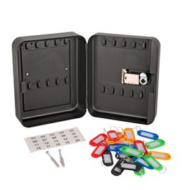 Cathedral Products KC20BKCL 20 Key Cabinet Metal Black