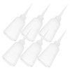 Hohopeti 6 Pcs Plastic Glue Applicator Bottles for Precise Dispensing