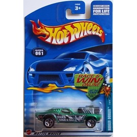 Hot Wheels 2002 061 61 Spares N Strikes Series # 3 of 4 Rodger Dodger Green
