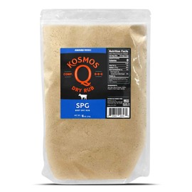Kosmos Q SPG BBQ Dry Rub | Sweet & Savory Blend |Great on Brisket, Steak, Chicken, Ribs & Pork | Best Barbecue Rub | Meat Seasoning & Spice Dry Rub | 1 Lb Bag