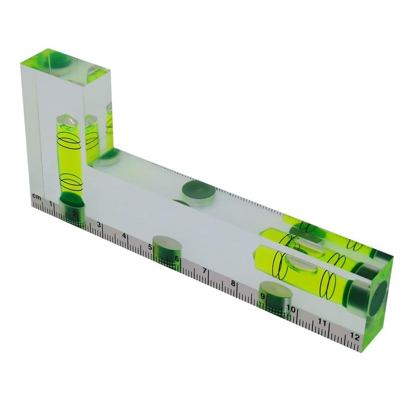Transparent Rectangular high-Precision L-Shaped Level Integrated Small Household Magnetic Water