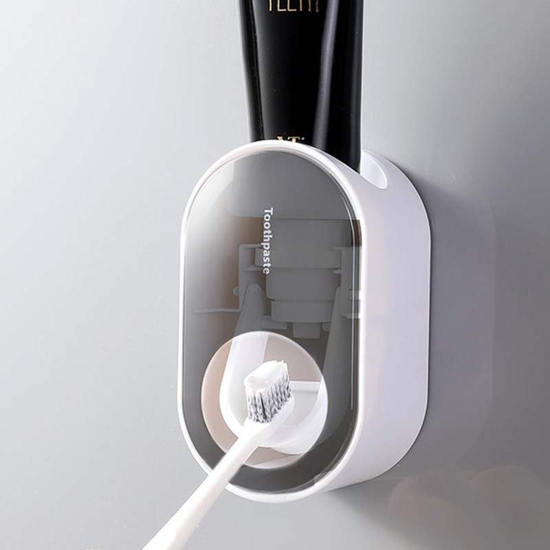 Toothpaste Dispenser Wall Mounted, Toothpaste Holder, Automatic Toothpaste Squeezer for