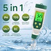 PH Meter & TDS Meter 5 in 1 Water Tester