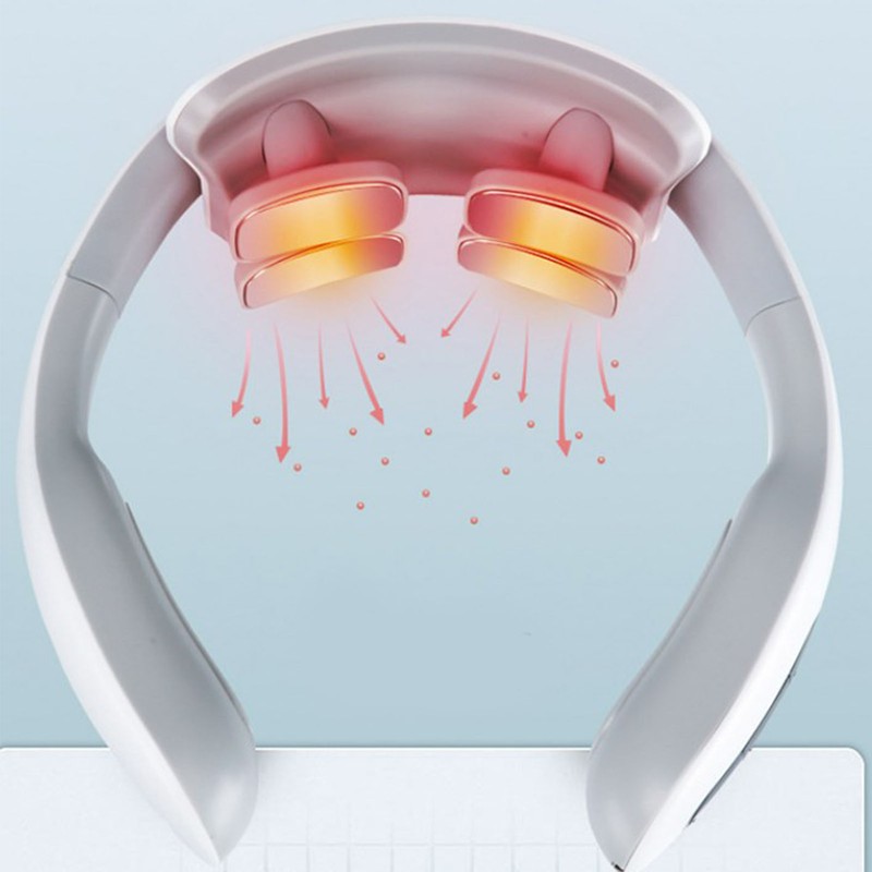 Electric Pulse Neck Massager with Heat Broadcast Relieve Soreness Reduce