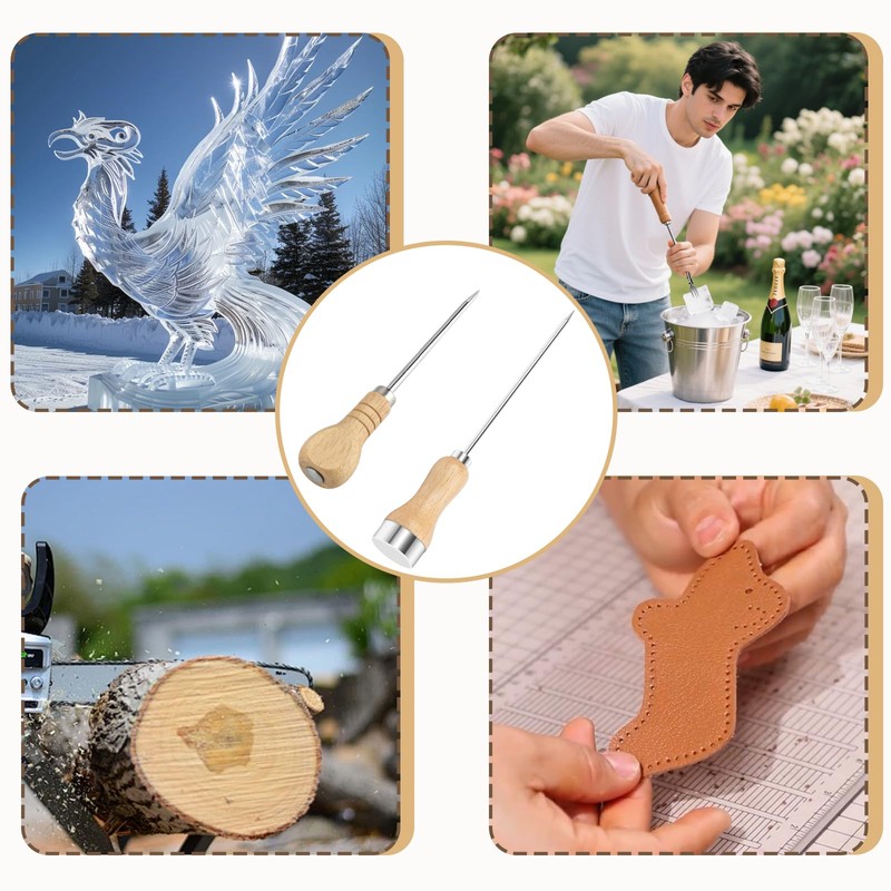 2 Pcs Bradawl Tool for Wood, Wood Tools Bradle Tool,