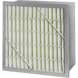 Pro - Source 24x20x12 Pleated Air Filter Rigid Cell MERV 13 Fiberglass Galvanized Steel Frame 500 FPM 500 CFM