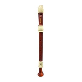 HOSEYIN Alto Recorder Baroque style German style F Key 8 Holes Soprano Recorder for Beginners students (wood grain)