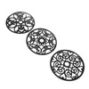 3pcs Modern Kitchen Trivets Waterproof Hollow Carved High Temperature Resistance