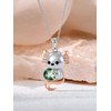Dorunmo Axolotl Necklace Sterling Silver Axolotl Jewelry Animal Necklace Moss