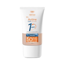 Darrow Protector Solar Facial Dermatológico Color Actine One Colors Fps50 Bloqueador Acido Hialuronico Textura Ultraligera Absorción Rápida