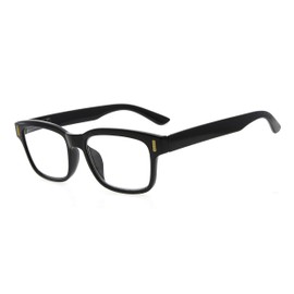 Reducblu Stylish Two Tone Reading Glasses for Women - Black Frame +0.50