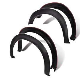 CHEDA Factory Style Fender Flares, Compatible with 2010 2011 2012 2013 2014 2015 2016 2017 Dodge Ram 2500 3500, Textured Black, CH1240269 CH1241269 68054339AB