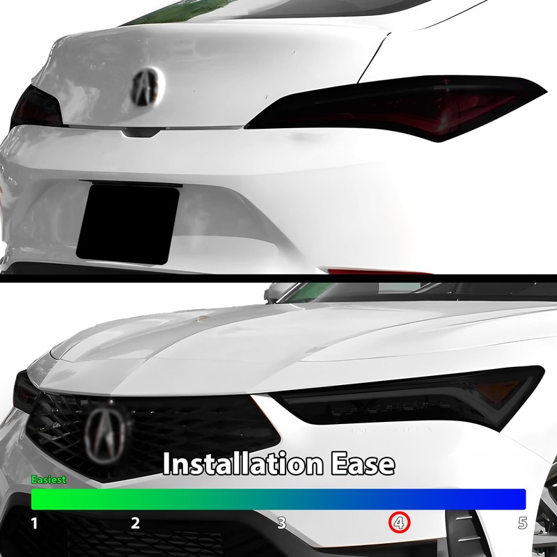 BOGAR TECH DESIGNS Full Headlight Taillight Tint Kit Cover Compatible