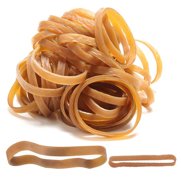 Sweieoni Pack of 100 Rubber Bands, Household Rubber Bands, Rubber