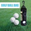 Golf Tee Pouch | Foldable Golf Ball Storage | Water-Resistant,