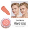 Allbestaye Blush Cream Natural Glow Shimmer Blusher Makeup Smooth Lightweight