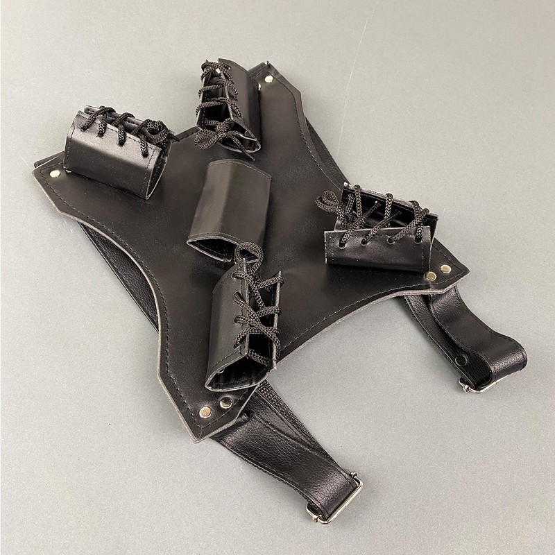 PS 9 1/2" x 10" Black Back Carry Sword Frog