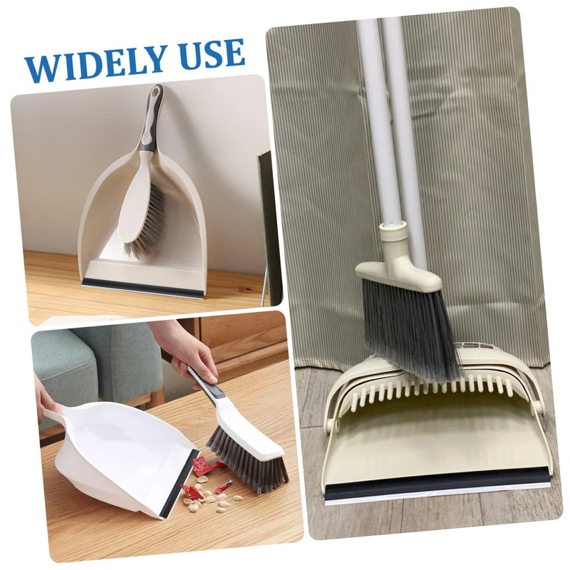 GLEAVI 4pcs Dustpan Rubber Lip Replacement Strips Easy to Install