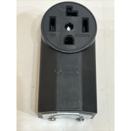 Eaton 1225 Dryer Power Outlet Receptacle 30 A 125/250V 3 Pole 4-Wire Grnd