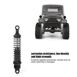 RC Car Front and Rear Shock Absorbers,80MM RC Car Front and Rear Shock Absorbers Accessory for RGT 136100 1/10(Black)