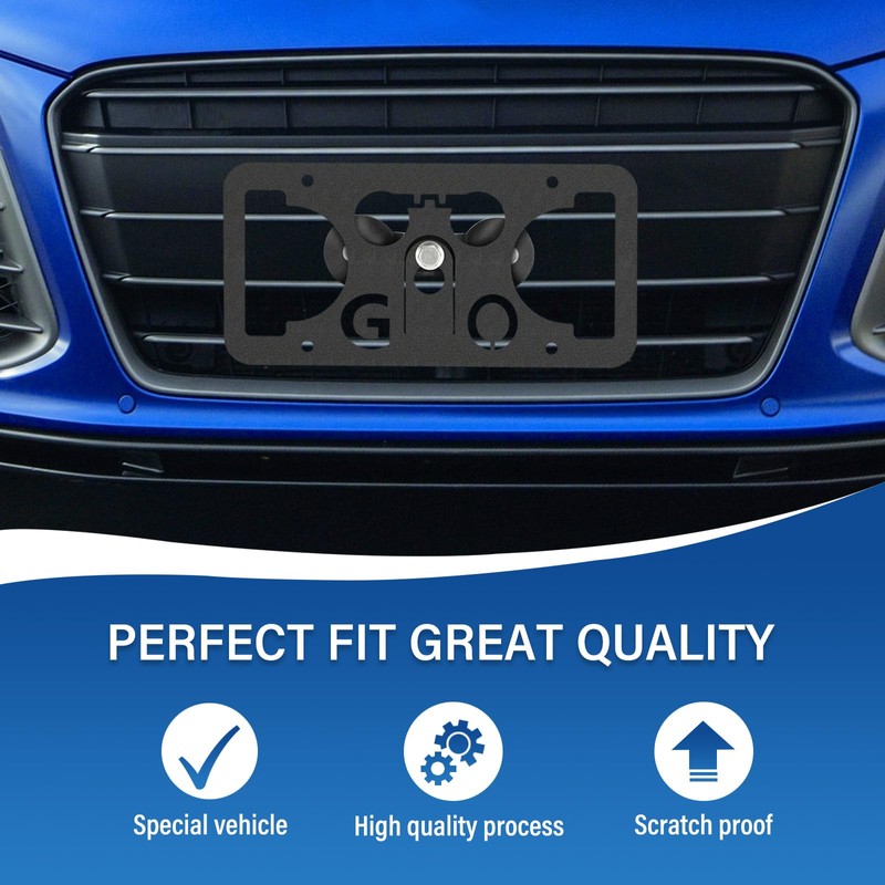 Heavy Duty Front License Plate Frame Compatible with Buick Enclave