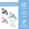 10 Crochet Hooks, Adjustable Crochet Guide Rings for Finger Knitting,