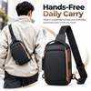 Men’s Sling Bag for Daily Commute – Oxford Crossbody Chest
