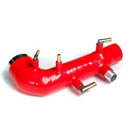 Rev9(SH-002-RED_2) Silicone Turbo Inlet Hose(Red), Smoother Air Flow, Performance Improvement, compatible with Subaru WRX STI 2015+UP