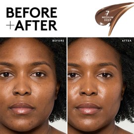 Fenty Beauty Glow ‘N Set Essentials: Hydra Vizor Huez Refillable Tinted SPF 30 Moisturizer + Invisimatte Instant Setting & Blotting Powder + Free Brush:_Hydra Vizor Huez Shade 7 + Invisimatte Powder