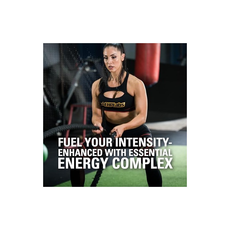 EHPlabs OxyShred Hardcore Polvo termogénico para preentrenamiento para triturar, polvo