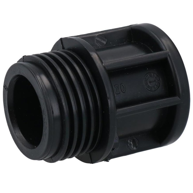 20mm MDPE End Stop Water Pipe Cap Shut-Off Compression Fitting