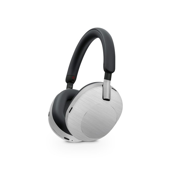 MightySkins Skin Compatible with Sony WH-1000XM5 Headphones - Cold Steel