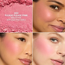 COVERGIRL TruBlend Skin Enhancer Baked Luminous Blush, with Hyaluronic Acid & White Rose Extract, Blends Seamlessly - Please Please Pink (Bright Pink with Light Swirls)