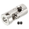 uxcell 6mm to 6mm Inner Dia Rotatable Universal Steering Shaft
