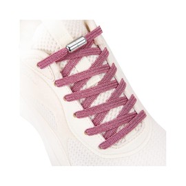 anan520 No Tie Shoelaces for Adults and Kids, Elastic Shoe Laces for Sneaker, Pink 1, X-Large