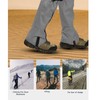 One Pair Snow Leg Gaiters Waterproof Unisex 600D Ripstop Oxford