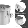 EATAKWARD 6 Inch Backdraft Damper HVAC Duct Manual Volume Damper