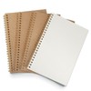 JIANTA 4 Pcs Squared Spiral Notebook A5, Graph Paper Notebooks,