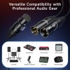 Cable Matters Balanced XLR Splitter Cable - 1.5ft / 0.5m,