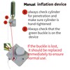 Manual Inflatable Life Jacket,Life Vest for Adult,Preserver PFD for Adults,Supports