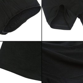 6 Pack Girls Dance Shorts, Black Bike Shorts Breathable & Safety for Playground, Gymnastic, Tumbling, Cheer, Ballet, Biker
