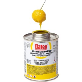 Oatey 31912 CPVC Flowguard 1-Step Yellow Cement 16 oz Replacement MPN