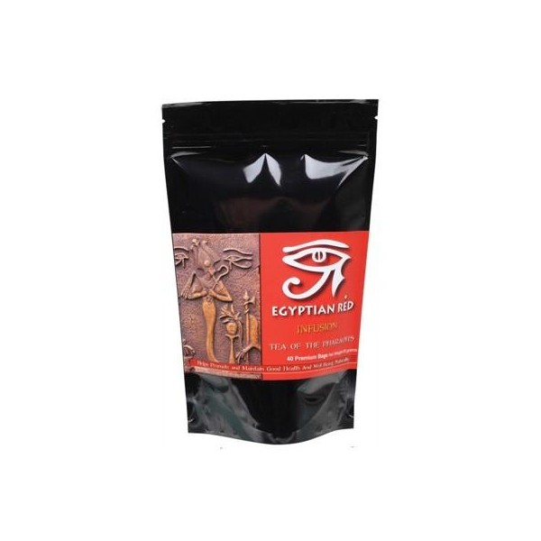 EGYPTIAN RED Organic Herbal Tea of the Pharaohs 40 Tea Bags