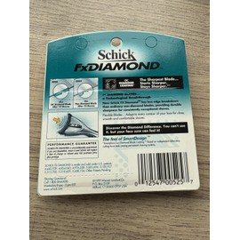 For Schick Schick FX Diamond Razor Refill Blades - 1 Pack, 5 Cartridges New