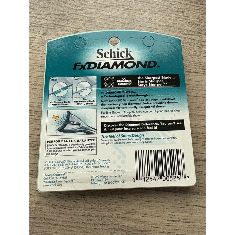 For Schick Schick FX Diamond Razor Refill Blades - 1