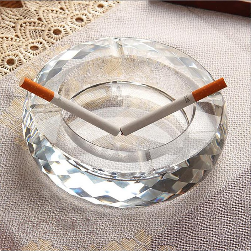 Rxcvkmw crystal glass Gshtray, cigar Gshtray, suitable for home, office,