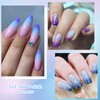 8Pcs Color Changing Gel Nail Polish Set Nude Pink Purple
