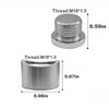 M18X1.5 Notched Style Bung and Plugs (2 Mounting Bungs/2 Plugs)