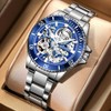 DAXIAOYU Mens Watches Fully Automatic Mechanical Wristwatch Hollow Fashion Waterproof